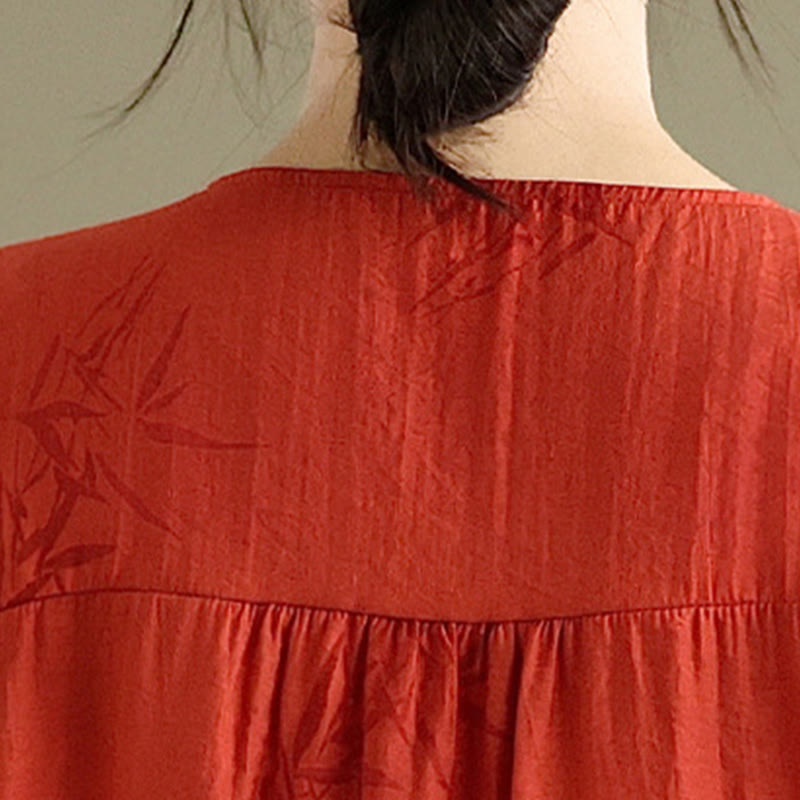 Buddha Stones 2 szt. Koszula damska z krótkim rękawem i spodniami haremowymi, zestaw do medytacji - image 18