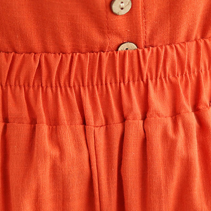 Buddha Stones 2 szt. Koszula damska z kołnierzykiem stojącym, luźne spodnie, zestaw ubrań do medytacji - image 18