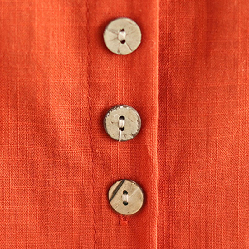 Buddha Stones 2 szt. Koszula damska z kołnierzykiem stojącym, luźne spodnie, zestaw ubrań do medytacji - image 19