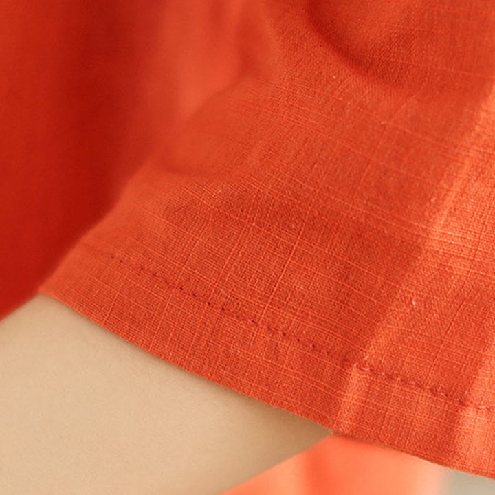 Buddha Stones 2 szt. Koszula damska z kołnierzykiem stojącym, luźne spodnie, zestaw ubrań do medytacji - image 17