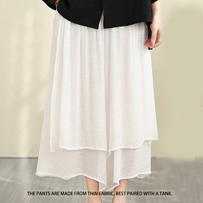 Buddha Stones, 2 sztuki, casualowa damska koszula z guzikami żaby, luźne spodnie, zestaw ubrań do medytacji - image 21