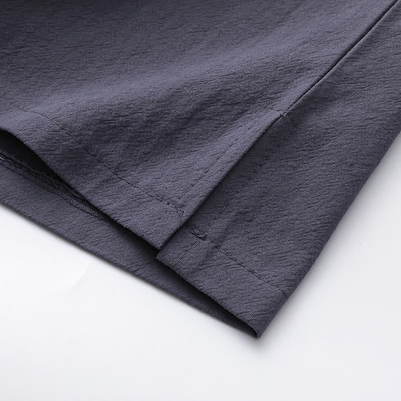 Buddha Stones, 2 szt., chińskie znaki, żuraw, bawełniana koszula, spodnie z kieszeniami, męski zestaw do medytacji - image 25