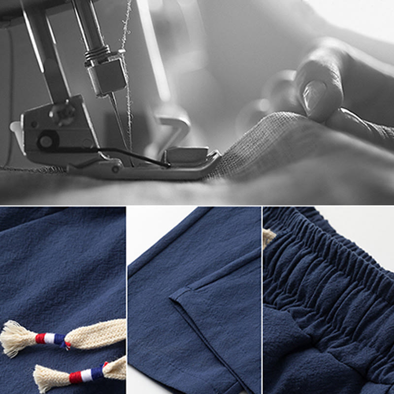 Buddha Stones, 2 szt., chińskie znaki, żuraw, bawełniana koszula, spodnie z kieszeniami, męski zestaw do medytacji - image 15