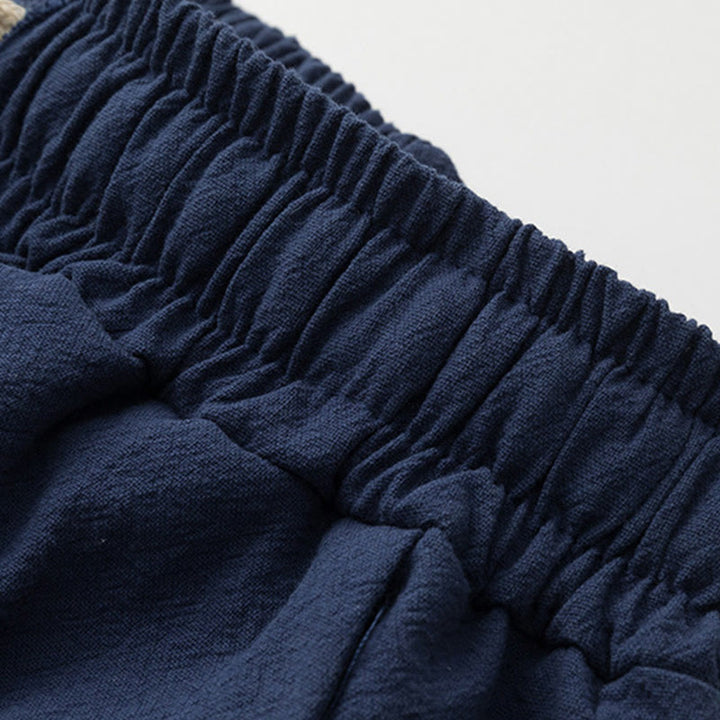 Buddha Stones, 2 szt., chińskie znaki, żuraw, bawełniana koszula, spodnie z kieszeniami, męski zestaw do medytacji - image 10