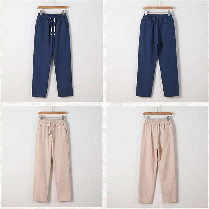 Buddha Stones, 2 szt., chińskie znaki, żuraw, bawełniana koszula, spodnie z kieszeniami, męski zestaw do medytacji - image 4