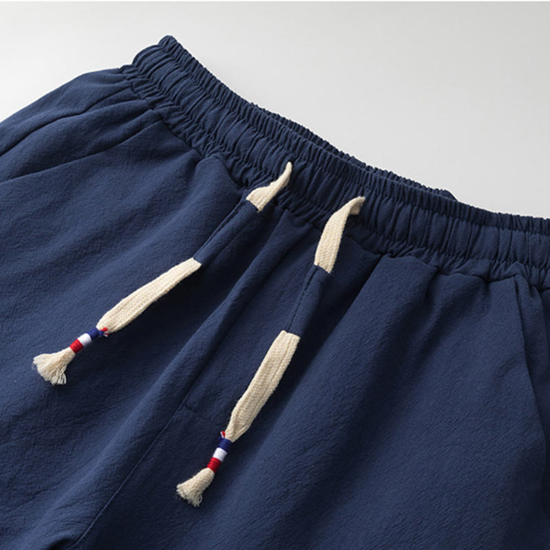 Buddha Stones, 2 szt., chińskie znaki, żuraw, bawełniana koszula, spodnie z kieszeniami, męski zestaw do medytacji - image 8