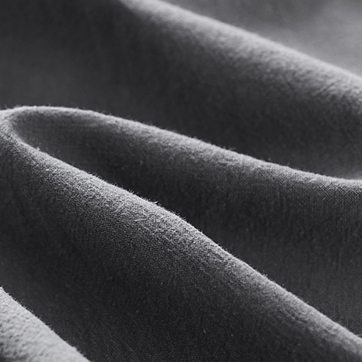 Buddha Stones, 2 sztuki, koszula z krótkim rękawem, spodnie z bawełny z dekoltem w serek i kieszeniami, męski zestaw do medytacji - image 15