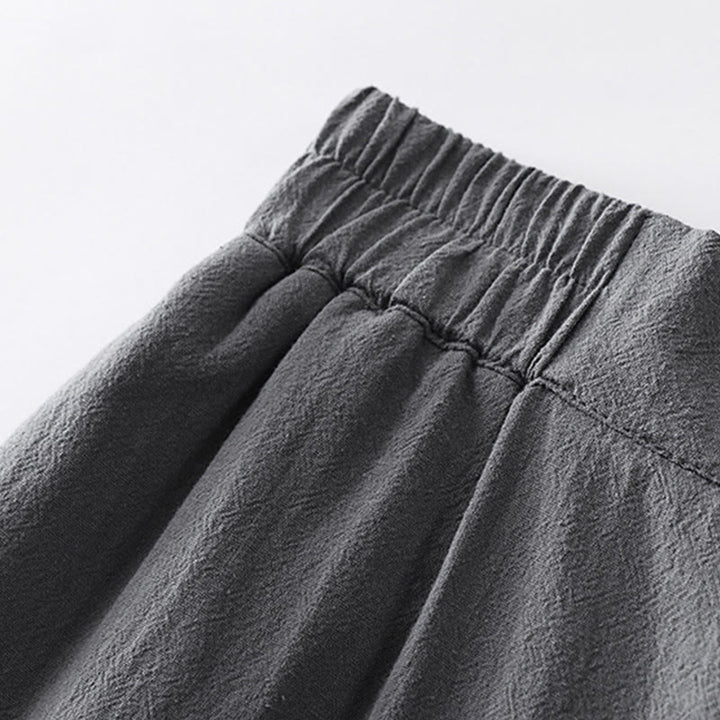 Buddha Stones, 2 sztuki, koszula z krótkim rękawem, spodnie z bawełny z dekoltem w serek i kieszeniami, męski zestaw do medytacji - image 12