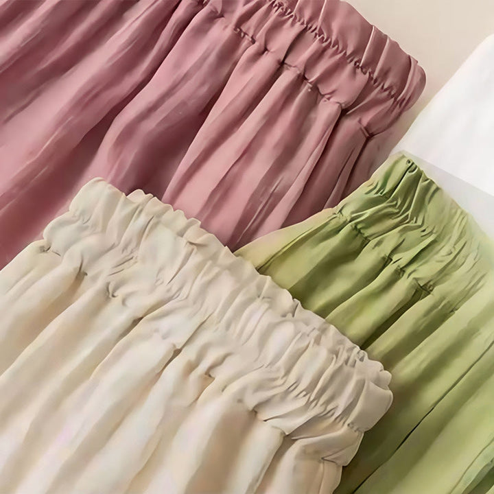 Buddha Stones Retro Casual Haftowany Wzór Ściągacz Bawełna Len Damskie Szerokie Nogawki Spodnie Z Kieszeniami