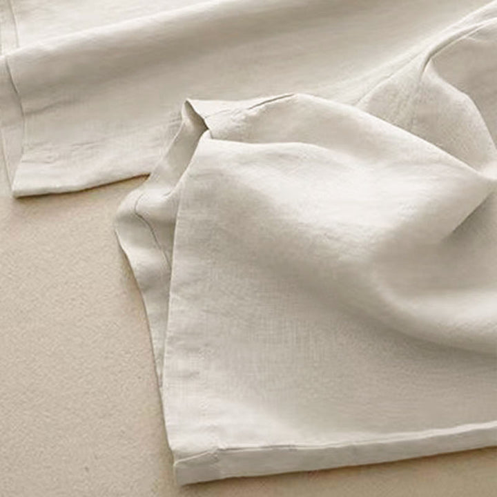 Spodnie damskie Capri z szerokimi nogawkami i kieszeniami, w jednolitym kolorze, z Buddha Stones, na jeden guzik - image 13