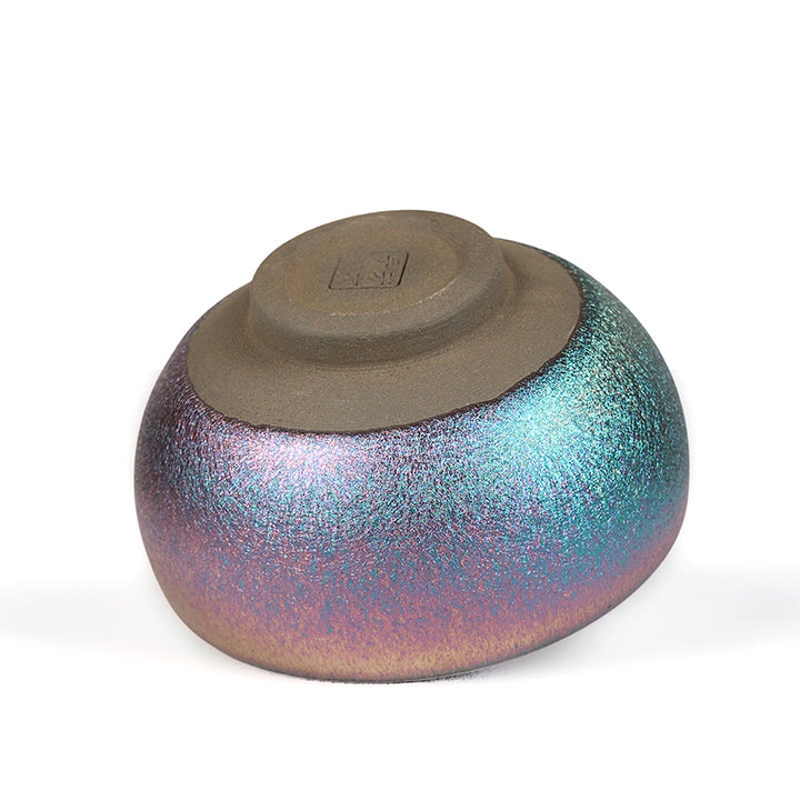 Buddha Stones ręcznie robione chińskie Jianzhan Koi Fish Lotus Leaf Ceramiczny kubek do herbaty Kung Fu 150ml - image 19