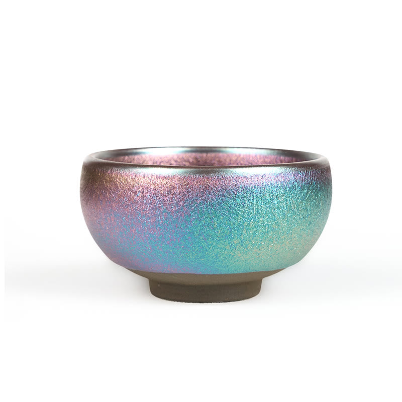 Buddha Stones ręcznie robione chińskie Jianzhan Koi Fish Lotus Leaf Ceramiczny kubek do herbaty Kung Fu 150ml - image 18