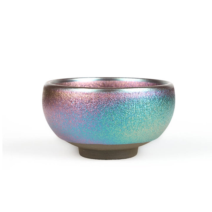Buddha Stones ręcznie robione chińskie Jianzhan Koi Fish Lotus Leaf Ceramiczny kubek do herbaty Kung Fu 150ml - image 18