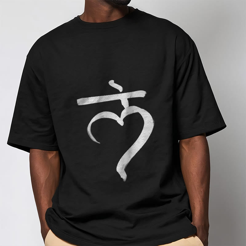 Koszulka z Buddha Stones Lam Mantra Sanskrit - image 2