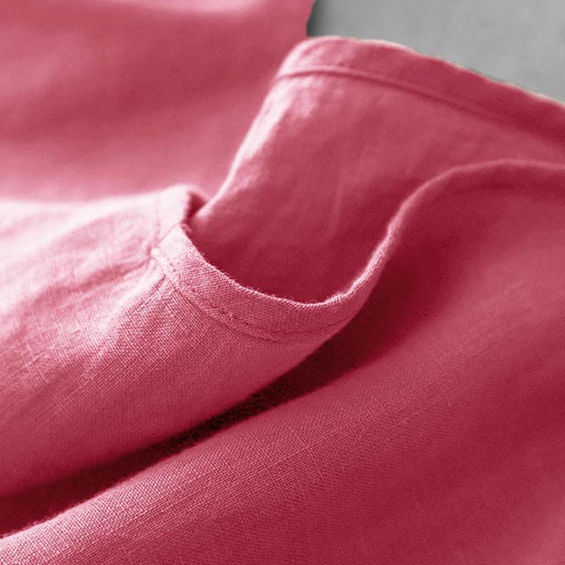 Buddha Stones Letnia Gładka Regulowana Pasek Projekt Damska Bawełniana Lniana Kamizelka Kamizelka - image 27