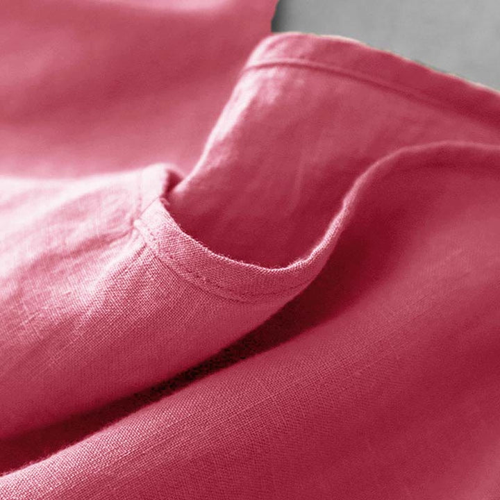 Buddha Stones Letnia Gładka Regulowana Pasek Projekt Damska Bawełniana Lniana Kamizelka Kamizelka - image 27