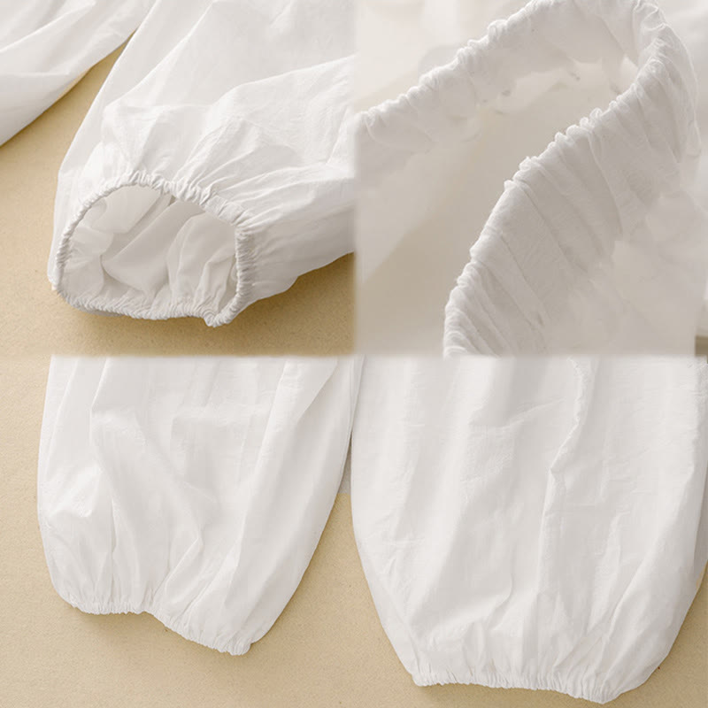 Spodnie harem damskie z kieszeniami w swobodnym, prostym fasonie z Buddha Stones - image 10