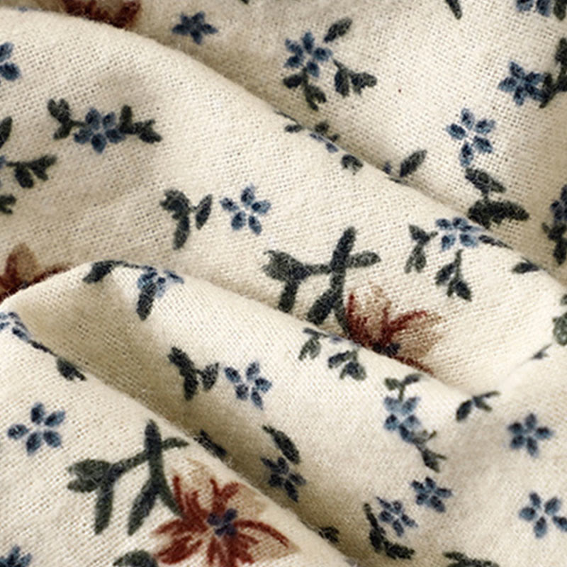 Koszula damska z okrągłym dekoltem i bawełnianym lnem, z motywem Buddha Stones - image 5