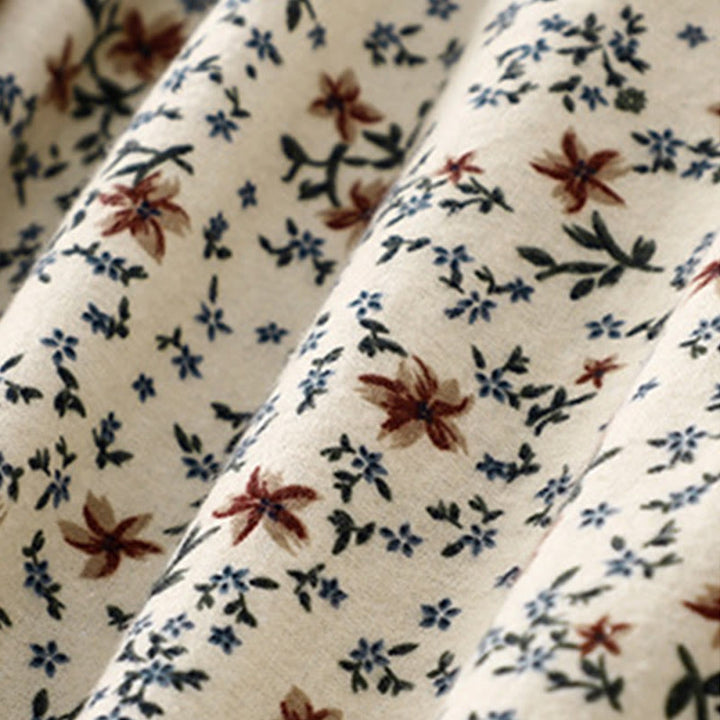 Koszula damska z okrągłym dekoltem i bawełnianym lnem, z motywem Buddha Stones - image 8