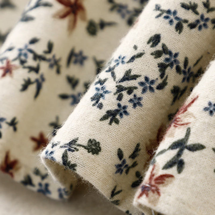 Koszula damska z okrągłym dekoltem i bawełnianym lnem, z motywem Buddha Stones - image 10