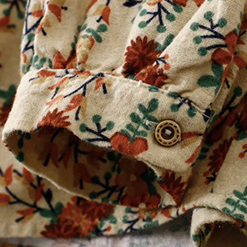 Koszula damska z okrągłym dekoltem i bawełnianym lnem, z motywem Buddha Stones - image 14