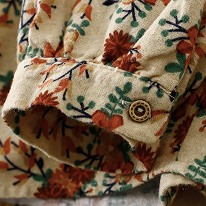 Koszula damska z okrągłym dekoltem i bawełnianym lnem, z motywem Buddha Stones - image 14