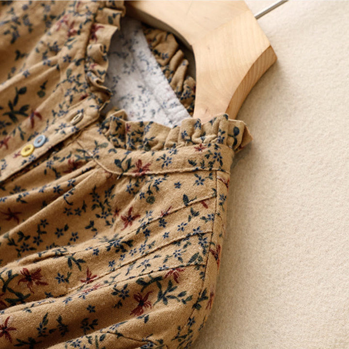 Koszula damska z okrągłym dekoltem i bawełnianym lnem, z motywem Buddha Stones - image 19