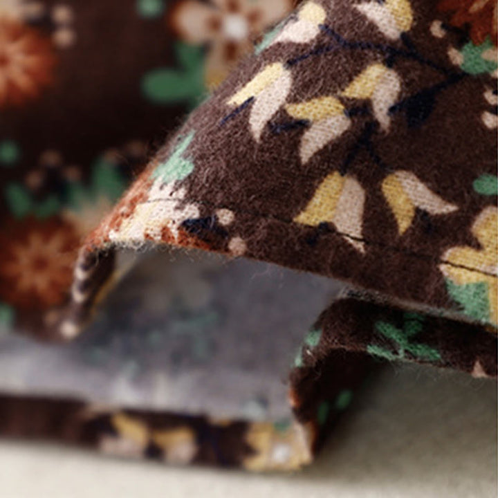 Koszula damska z okrągłym dekoltem i bawełnianym lnem, z motywem Buddha Stones - image 28