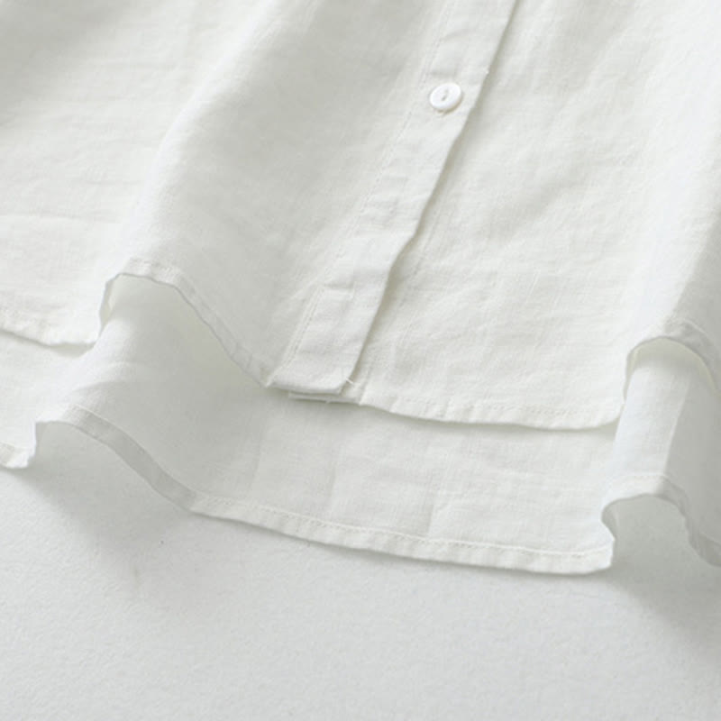 Koszula z Buddha Stones w jednolitym kolorze z rękawami trzy czwarte „Buddha Stones” - image 29