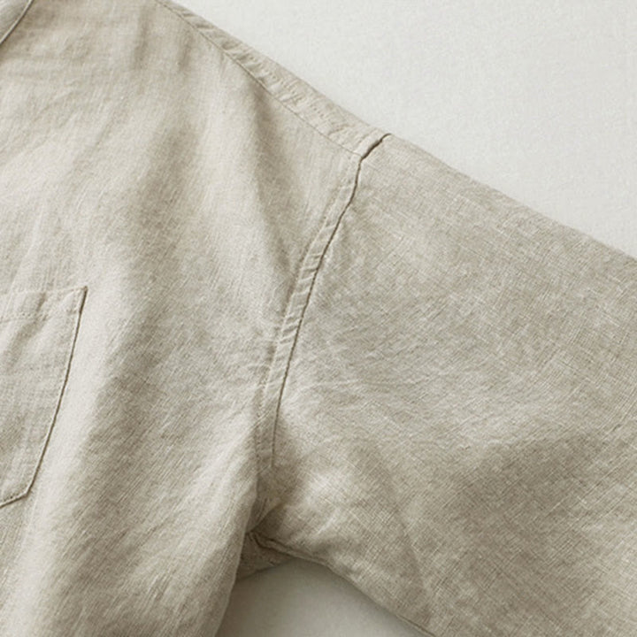 Koszula z Buddha Stones w jednolitym kolorze z rękawami trzy czwarte „Buddha Stones” - image 7