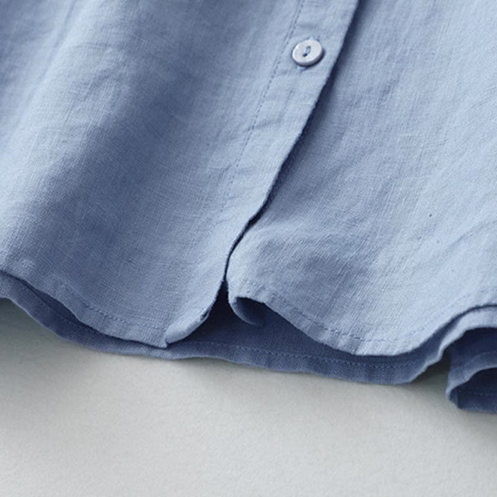 Koszula z Buddha Stones w jednolitym kolorze z rękawami trzy czwarte „Buddha Stones” - image 24