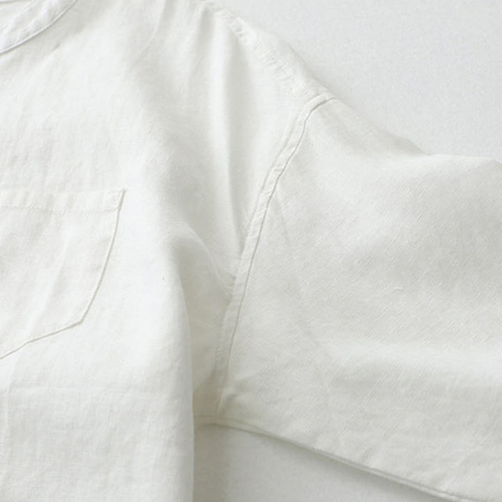 Koszula z Buddha Stones w jednolitym kolorze z rękawami trzy czwarte „Buddha Stones” - image 30