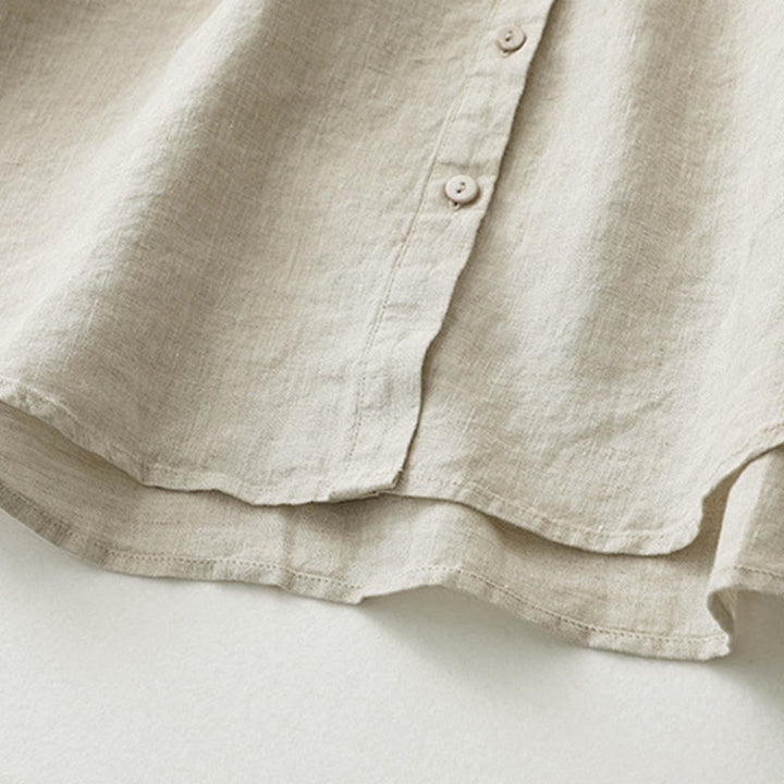 Koszula z Buddha Stones w jednolitym kolorze z rękawami trzy czwarte „Buddha Stones” - image 8