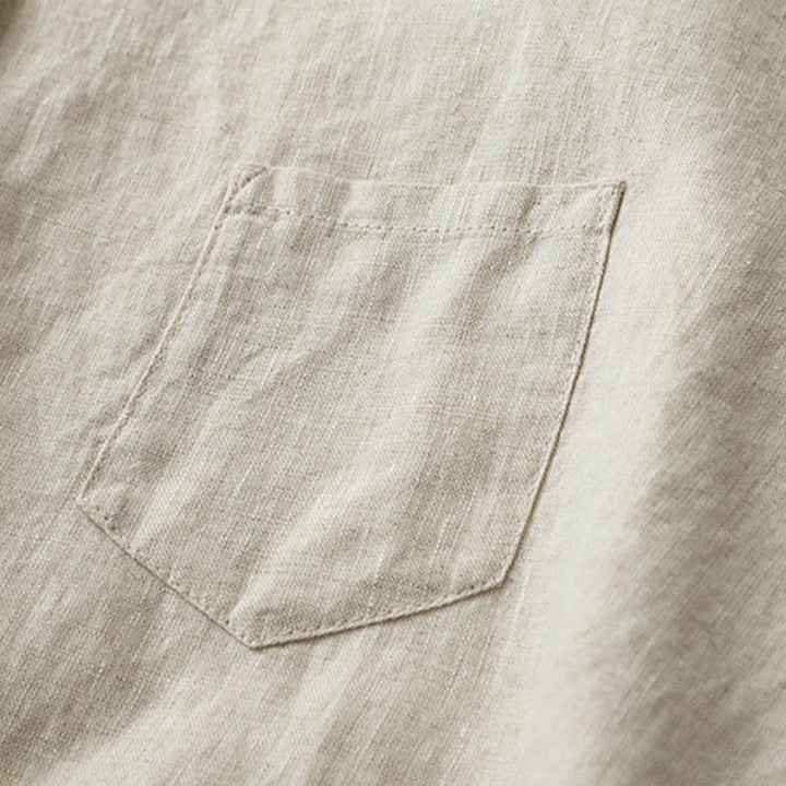 Koszula z Buddha Stones w jednolitym kolorze z rękawami trzy czwarte „Buddha Stones” - image 7