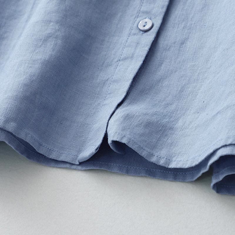 Koszula z Buddha Stones w jednolitym kolorze z rękawami trzy czwarte „Buddha Stones” - image 23