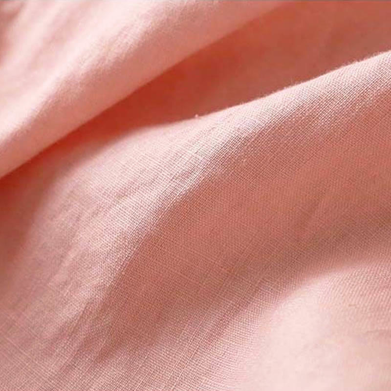 Koszula Buddha Stones z długim rękawem i haftowanymi kwiatami w stylu casual z kołnierzykiem ukośnym i paskiem w kształcie litery U - image 6