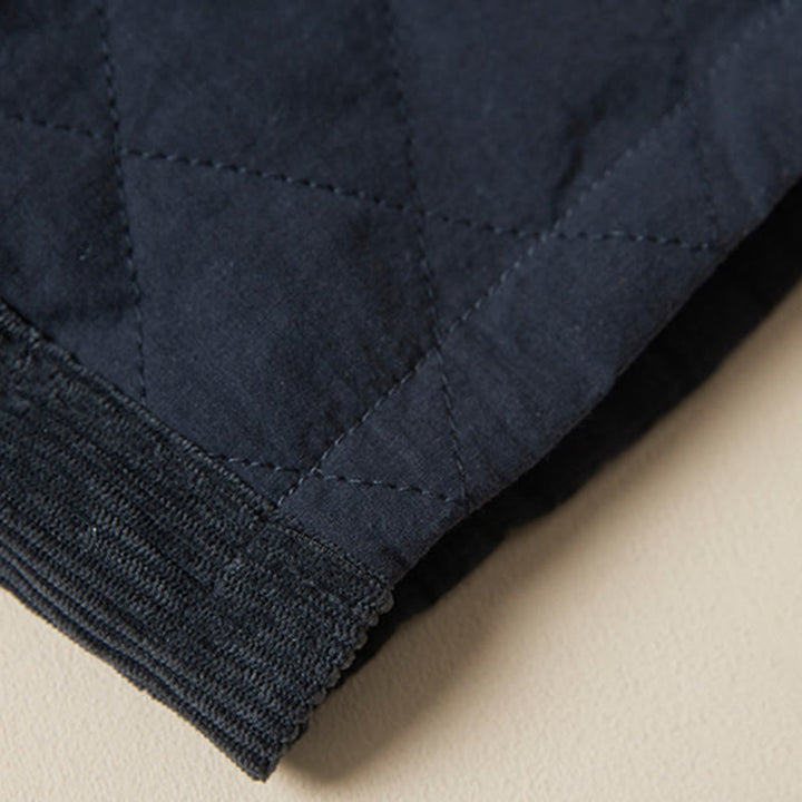 Damskie spodnie haremowe z bawełny z kieszeniami i pikowanymi diamentami Buddha Stones - image 7