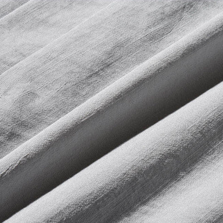 Spodnie męskie z szerokimi nogawkami i kieszeniami, w swobodnym stylu patchworkowym z motywem żurawia i żabich guzików z motywem Buddha Stones - image 26