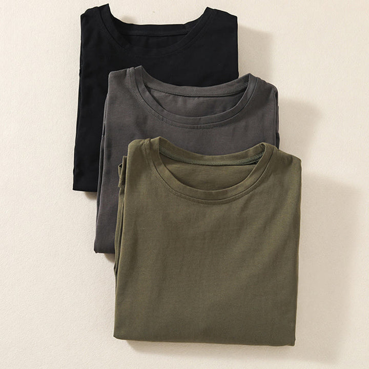 Koszulka damska z długim rękawem z bawełny i lnu Buddha Stones, swobodna, z nieregularnym brzegiem - image 21