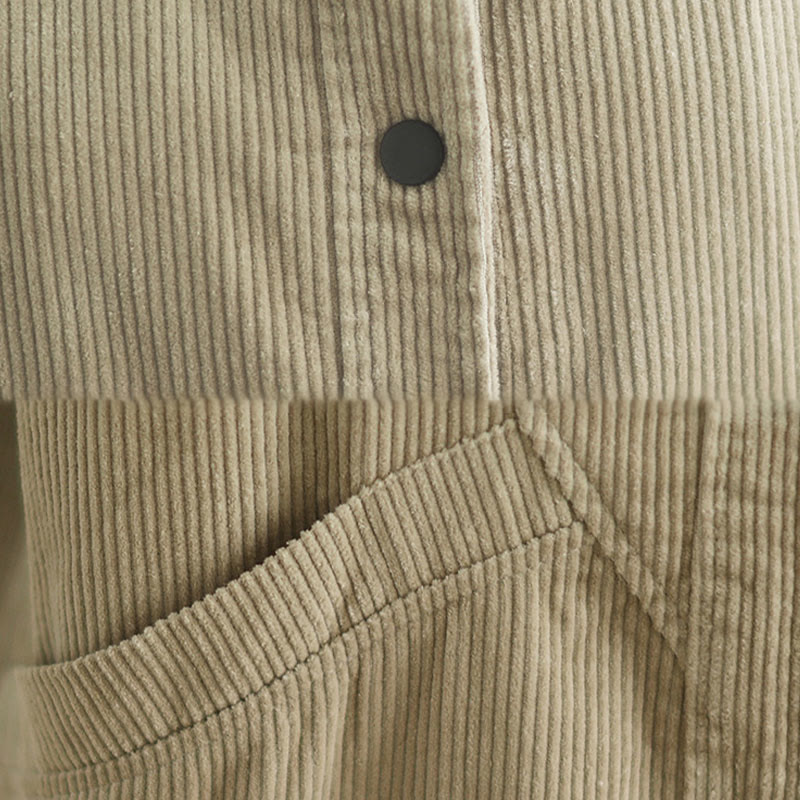 Buddha Stones, prosta, bezrękawnik damski z bawełny, sztruksowa kamizelka z kieszeniami - image 8