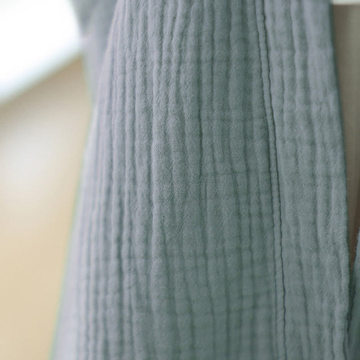 Kurtka z lnu bawełnianego z kieszeniami, z długim rękawem i motywem medytacji zen, z Buddha Stones - image 26