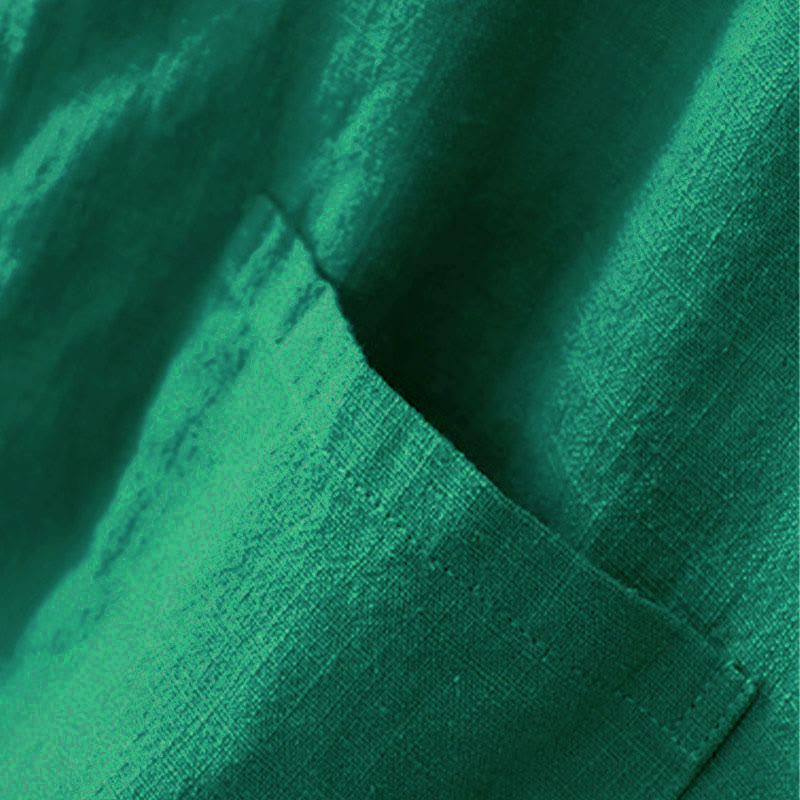 Buddha Stones Literacki Artystyczny Guzik Chiński Węzeł Codzienna Odzież Bawełniana - image 17