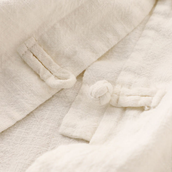 Buddha Stones Literacki Artystyczny Guzik Chiński Węzeł Codzienna Odzież Bawełniana - image 23