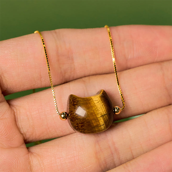 Bransoletka ochronna z Buddha Stones ze srebra próby 925 i tygrysim okiem - image 4