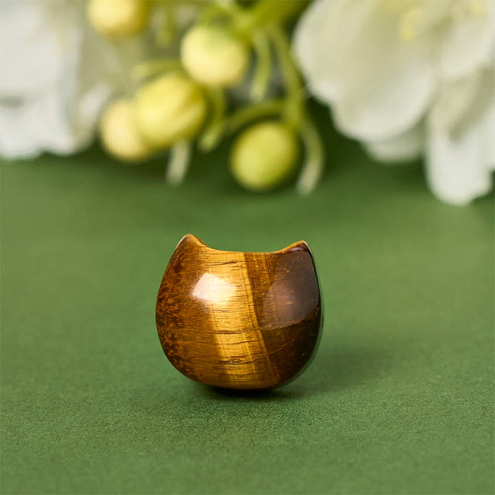 Bransoletka ochronna z Buddha Stones ze srebra próby 925 i tygrysim okiem - image 8