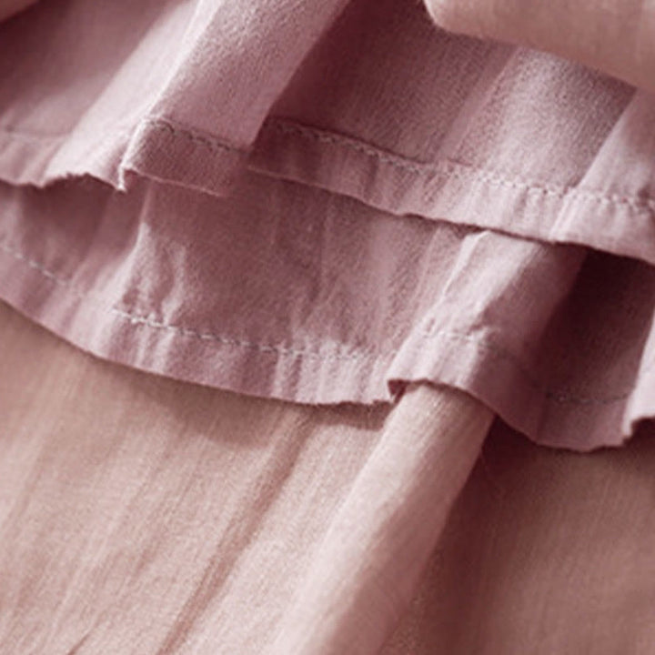 Spodnie damskie z szerokimi nogawkami i kieszeniami, proste, z bawełny, z nadrukiem "Buddha Stones", ze ściągaczem - image 11