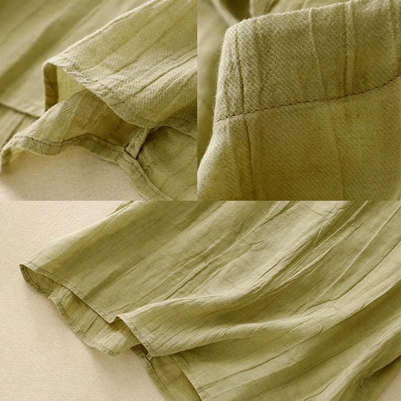 Kamizelka damska bez rękawów z koronką i marszczeniami w kolorze białym i Buddha Stones - image 17