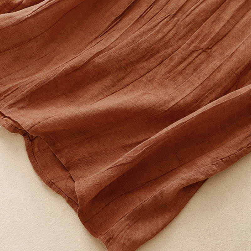 Kamizelka damska bez rękawów z koronką i marszczeniami w kolorze białym i Buddha Stones - image 20