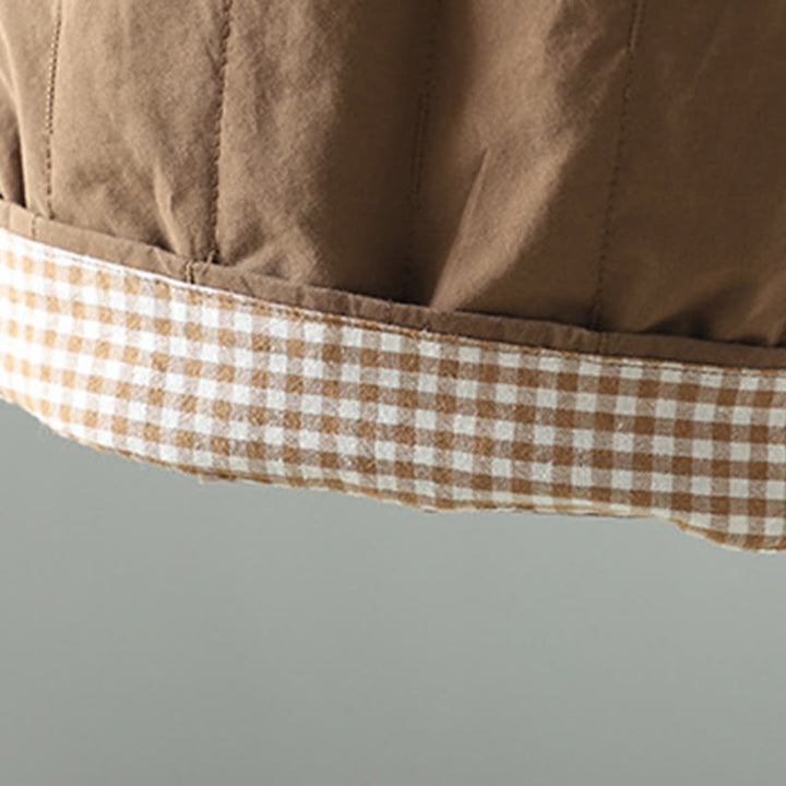 Damskie spodnie haremowe z bawełny Buddha Stones Winter Plain do kostek z kieszeniami - image 22