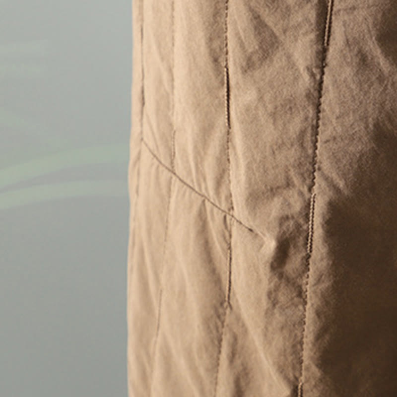 Damskie spodnie haremowe z bawełny Buddha Stones Winter Plain do kostek z kieszeniami - image 21